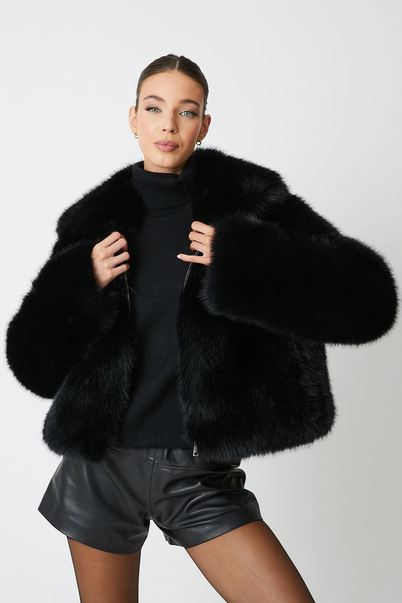 Amara Premium Faux Fur Bomber