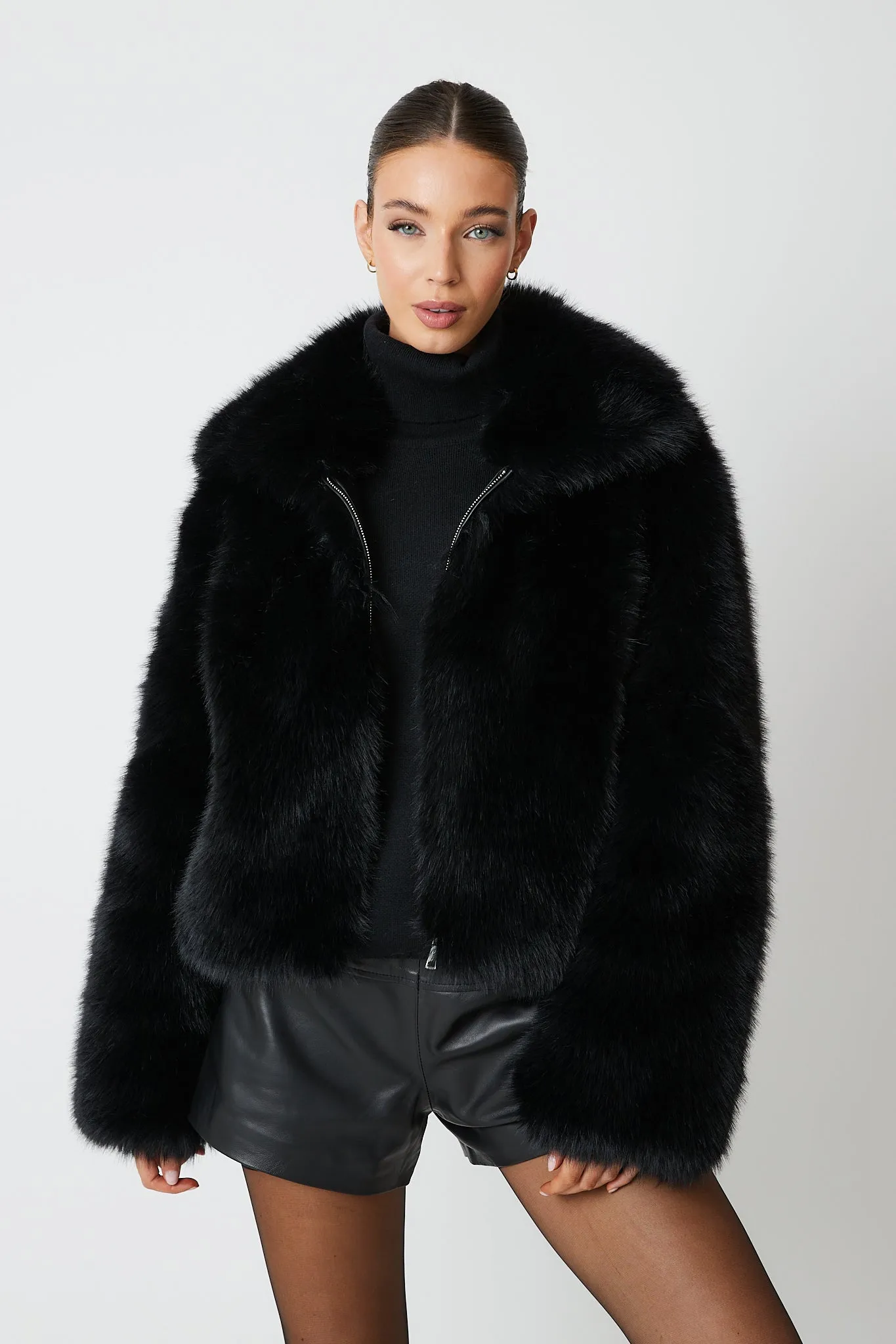 Amara Premium Faux Fur Bomber