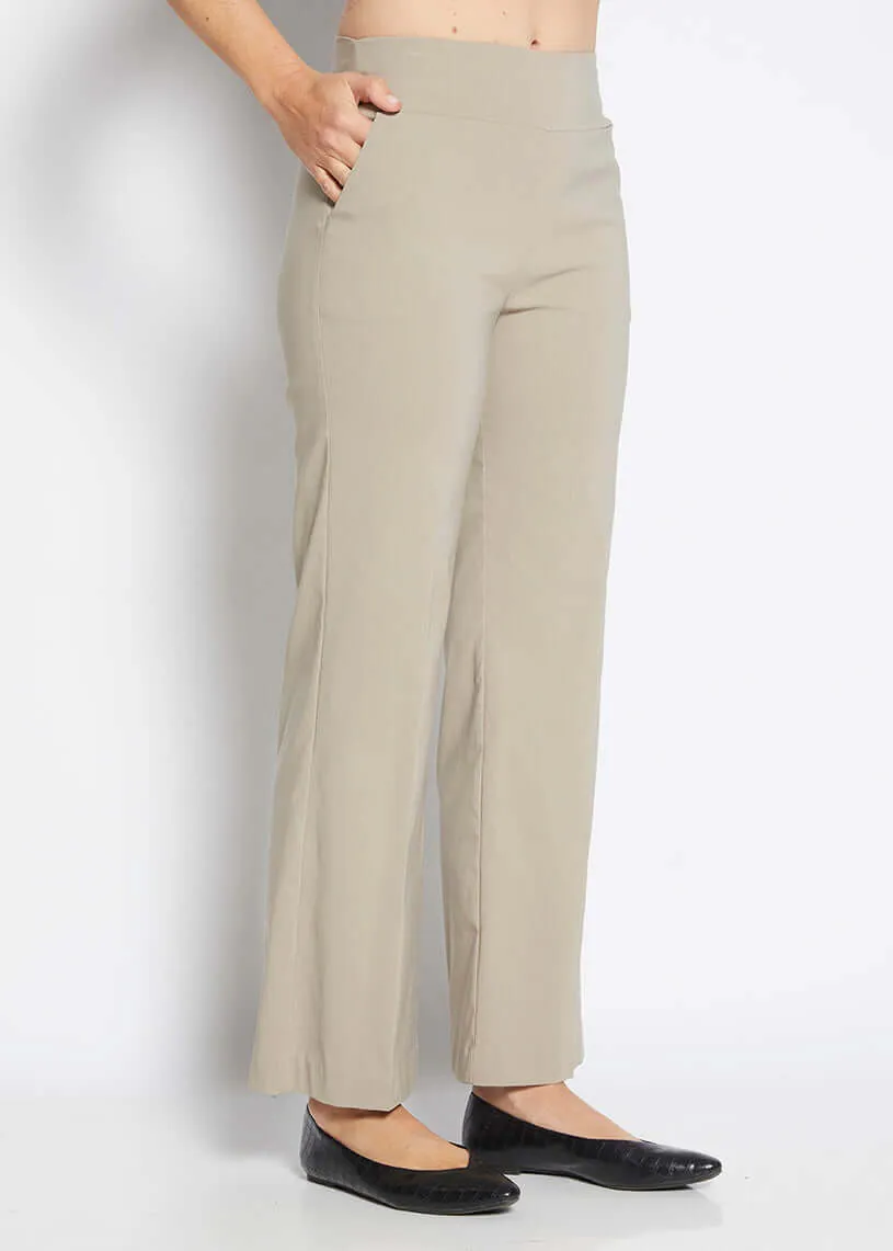 Arrow Miracle Bengaline Wide Leg Pant in Raffia