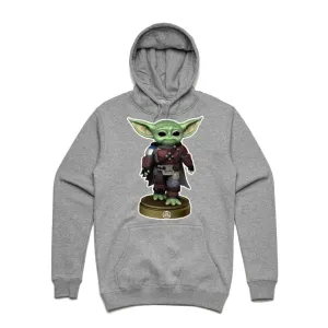 Art Society x Retro Kings BABY YODA MANDO 2 HOODIE GREY