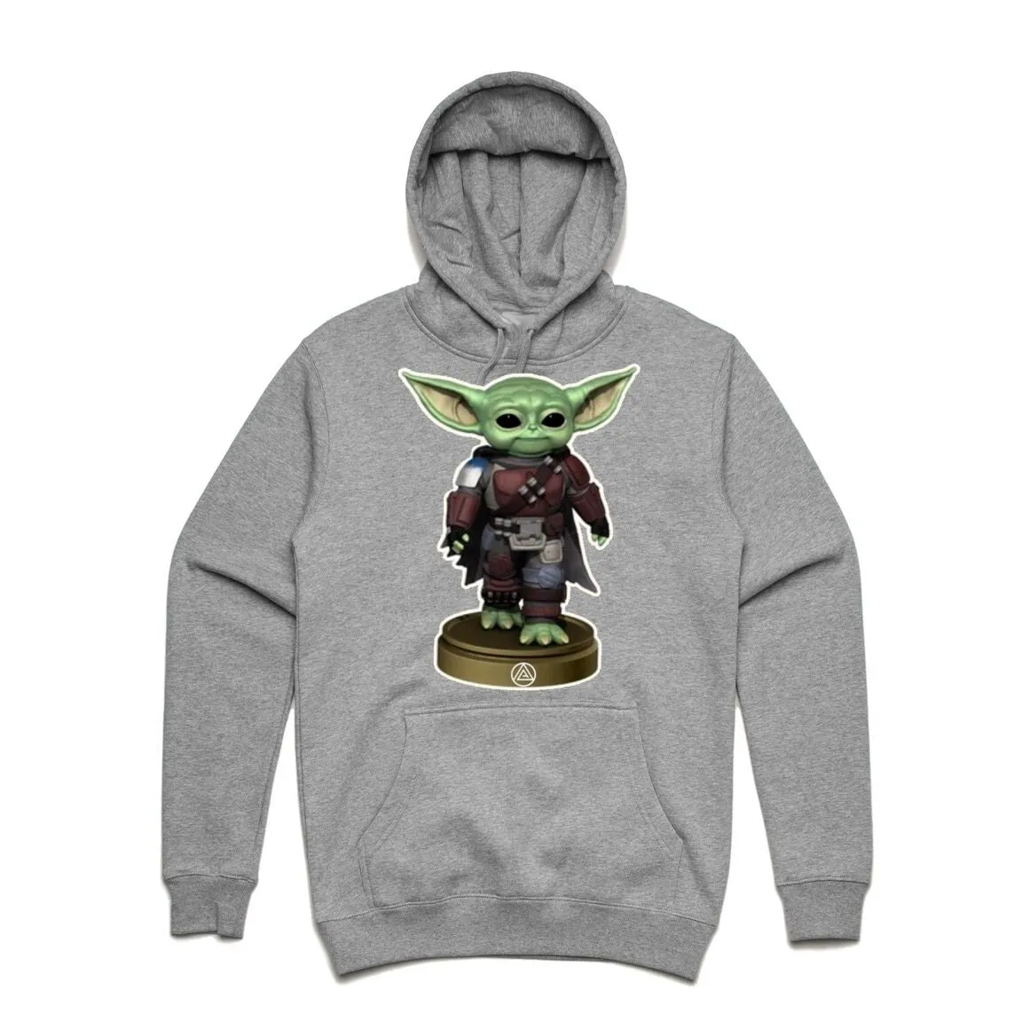 Art Society x Retro Kings BABY YODA MANDO 2 HOODIE GREY