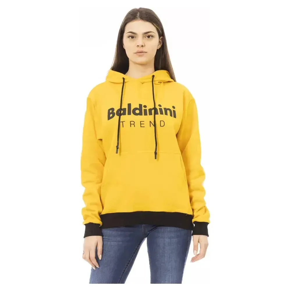 Baldinini Trend Yellow Cotton Women Sweater