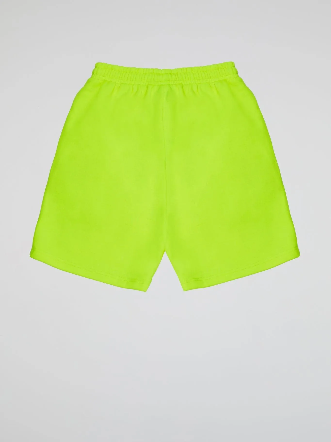 Bhype Society - Neon Yellow Shorts Bhype Logo Essentials