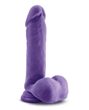 Blush Au Natural Bold Hero 8 Inch Dildo - Purple