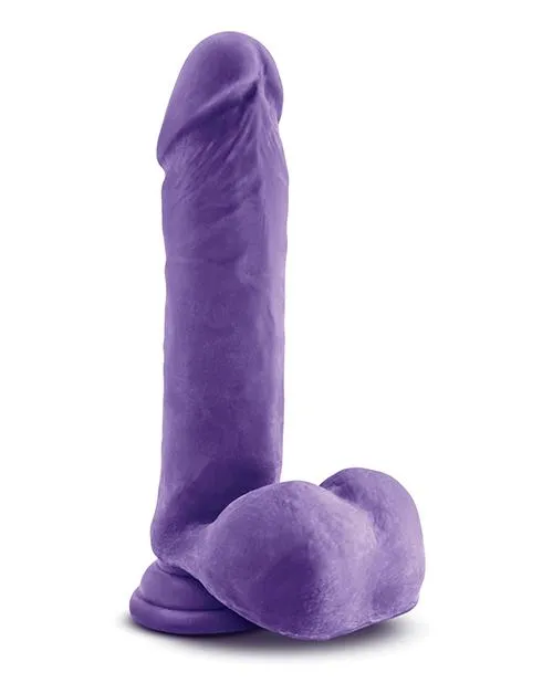 Blush Au Natural Bold Hero 8 Inch Dildo - Purple