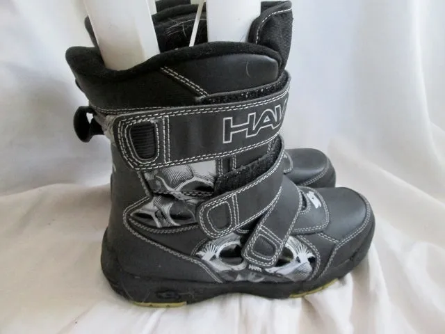 Boys Kids TONY HAWK Insulated Waterproof Rain Snow Boots Winter SKULL 5 BLACK