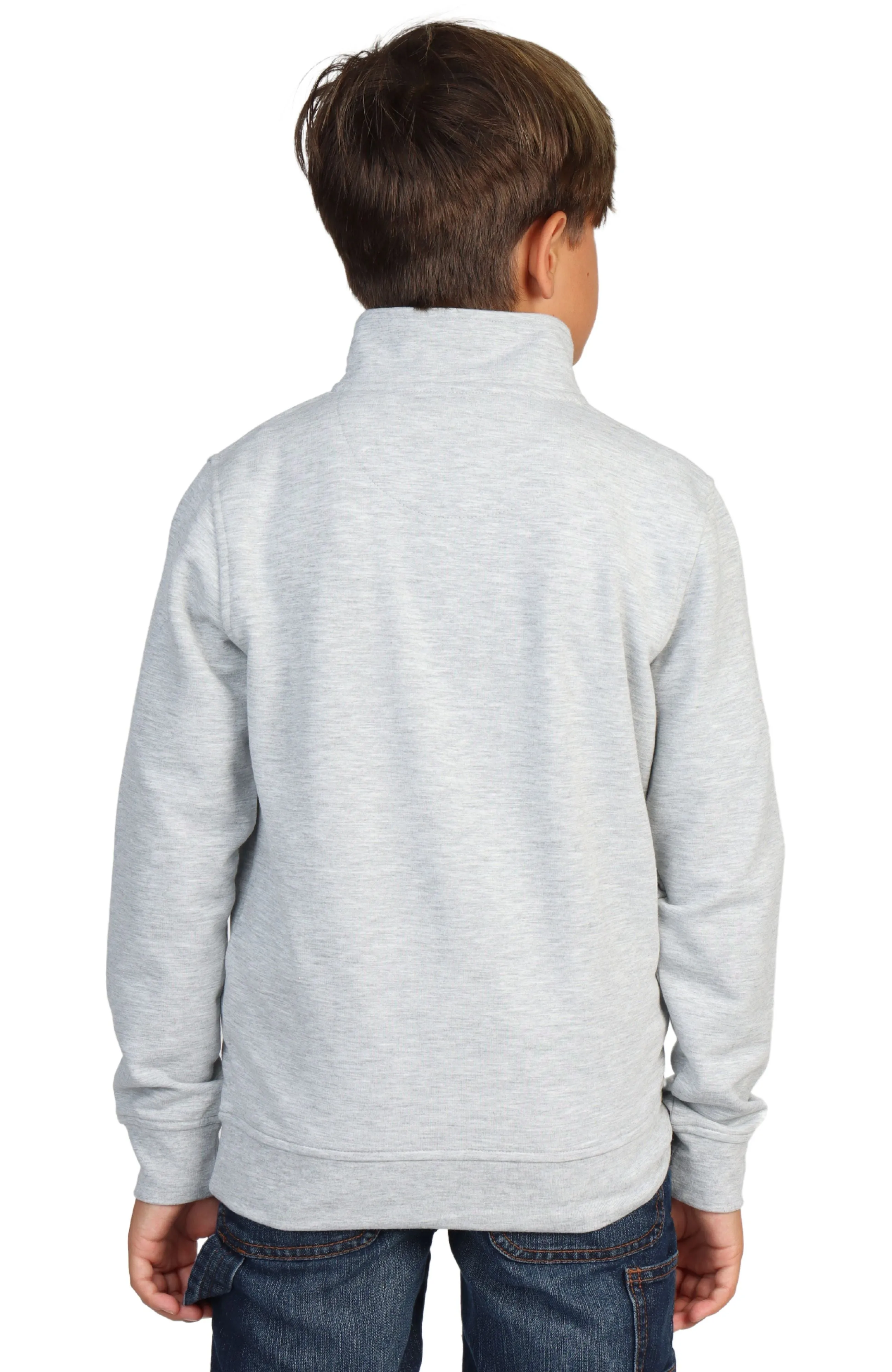 Boys Sueded Fleece Quarter-Zip