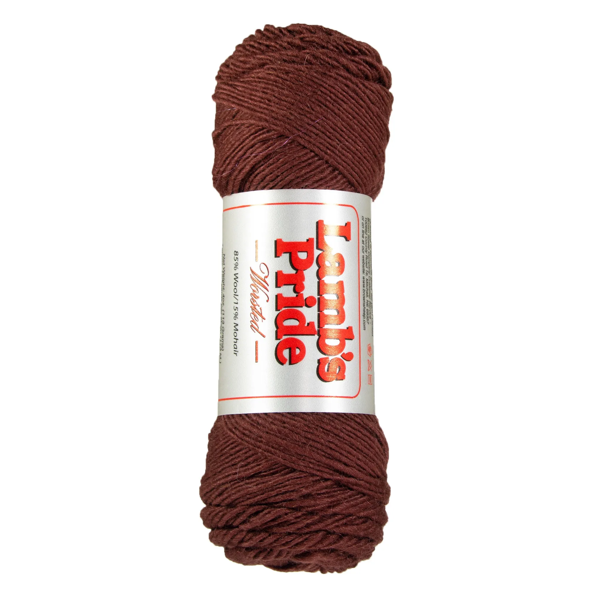 Brown Sheep Lamb's Pride Worsted Yarn - M089 Roasted Coffee