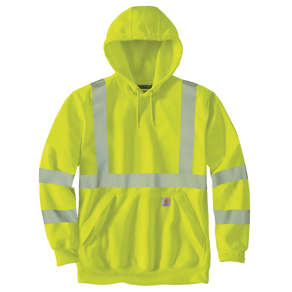 Carhartt Men's Hi-Vis Rain Defender Class 3 Sweatshirt