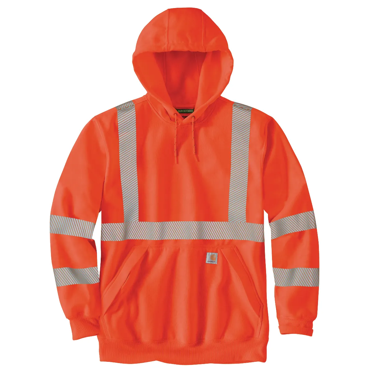 Carhartt Men's Hi-Vis Rain Defender Class 3 Sweatshirt