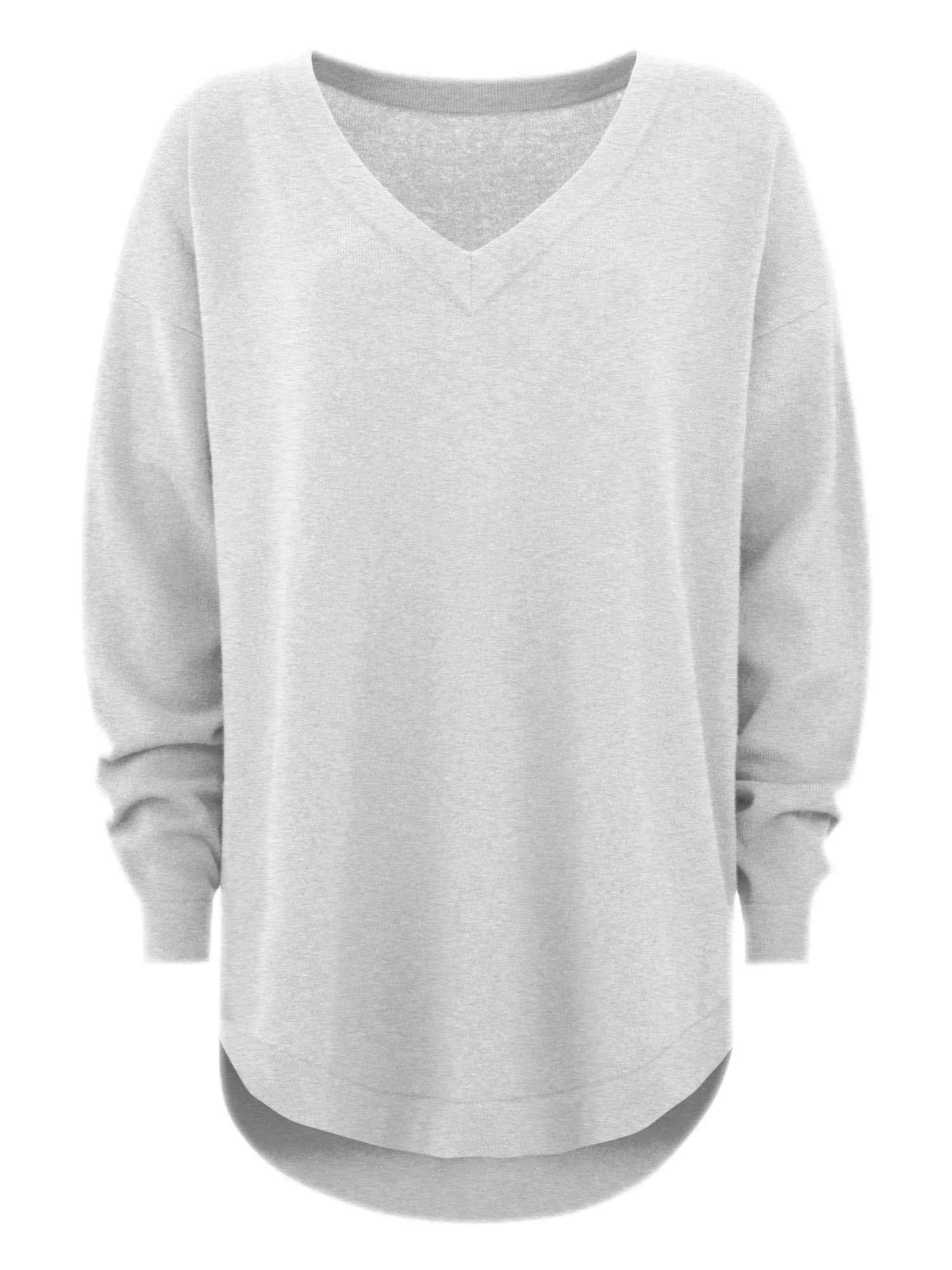 Cashmere sweater "Alva" - light grey