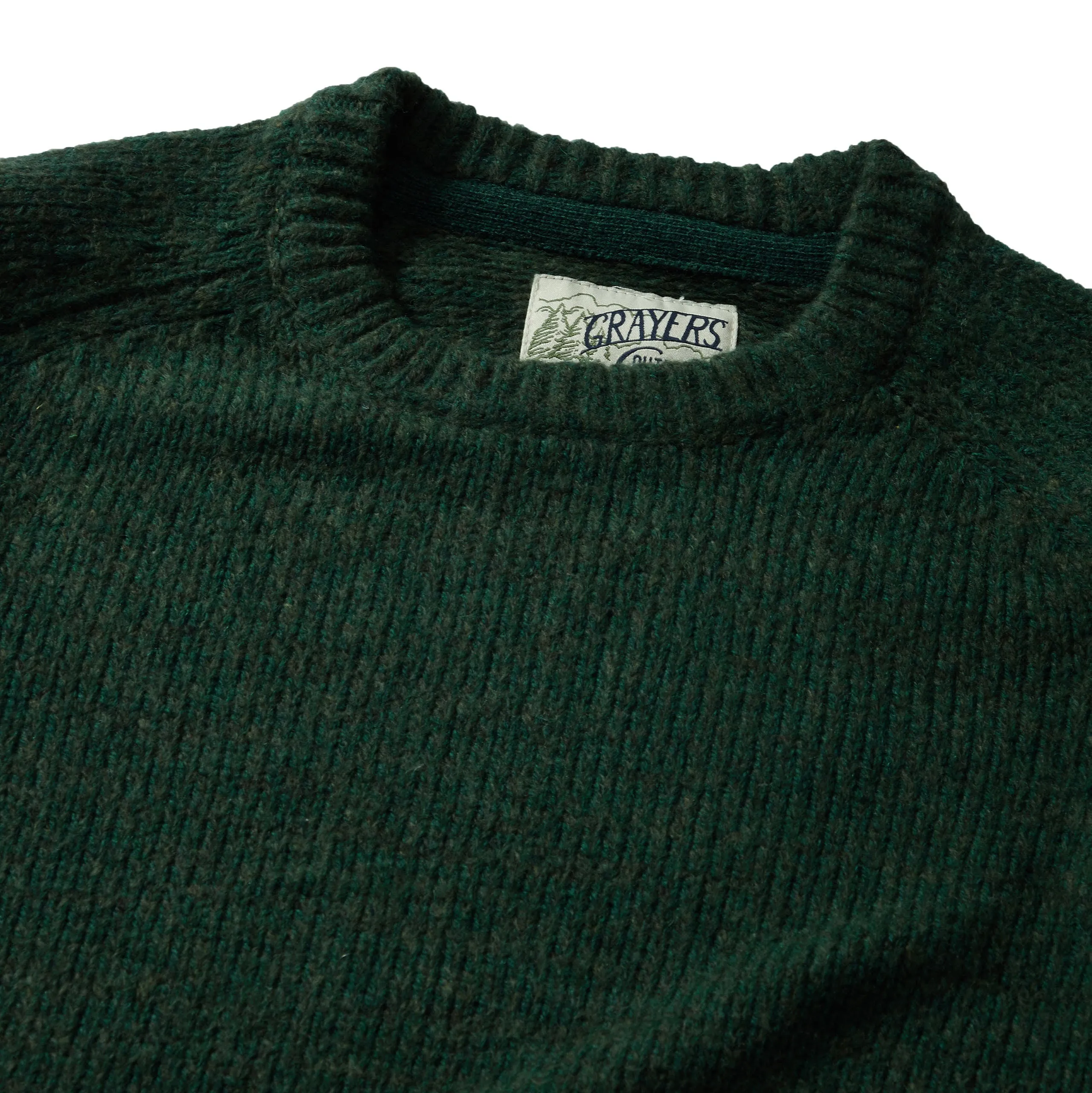 Collegiate Sweater Crew - Dark Green