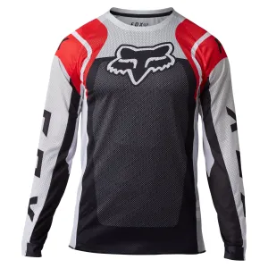 Fox Racing  Mens Airline Offroad Jersey Sensory TruDri Drop-Tail Fluorescent Red