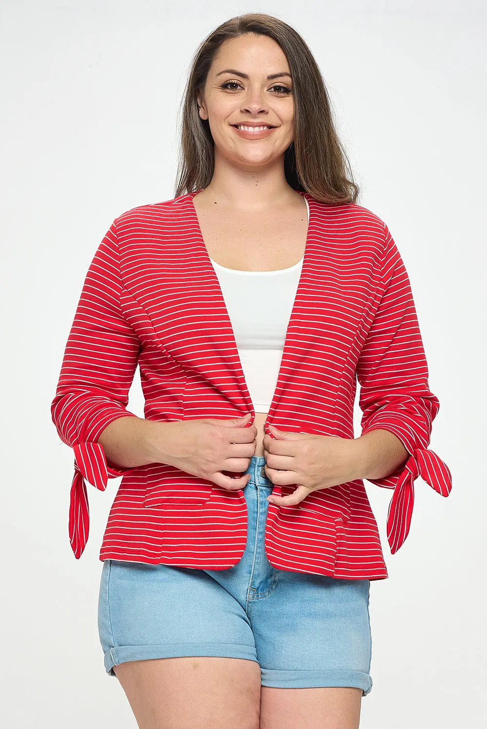 Hearts on Fire Knit Blazer