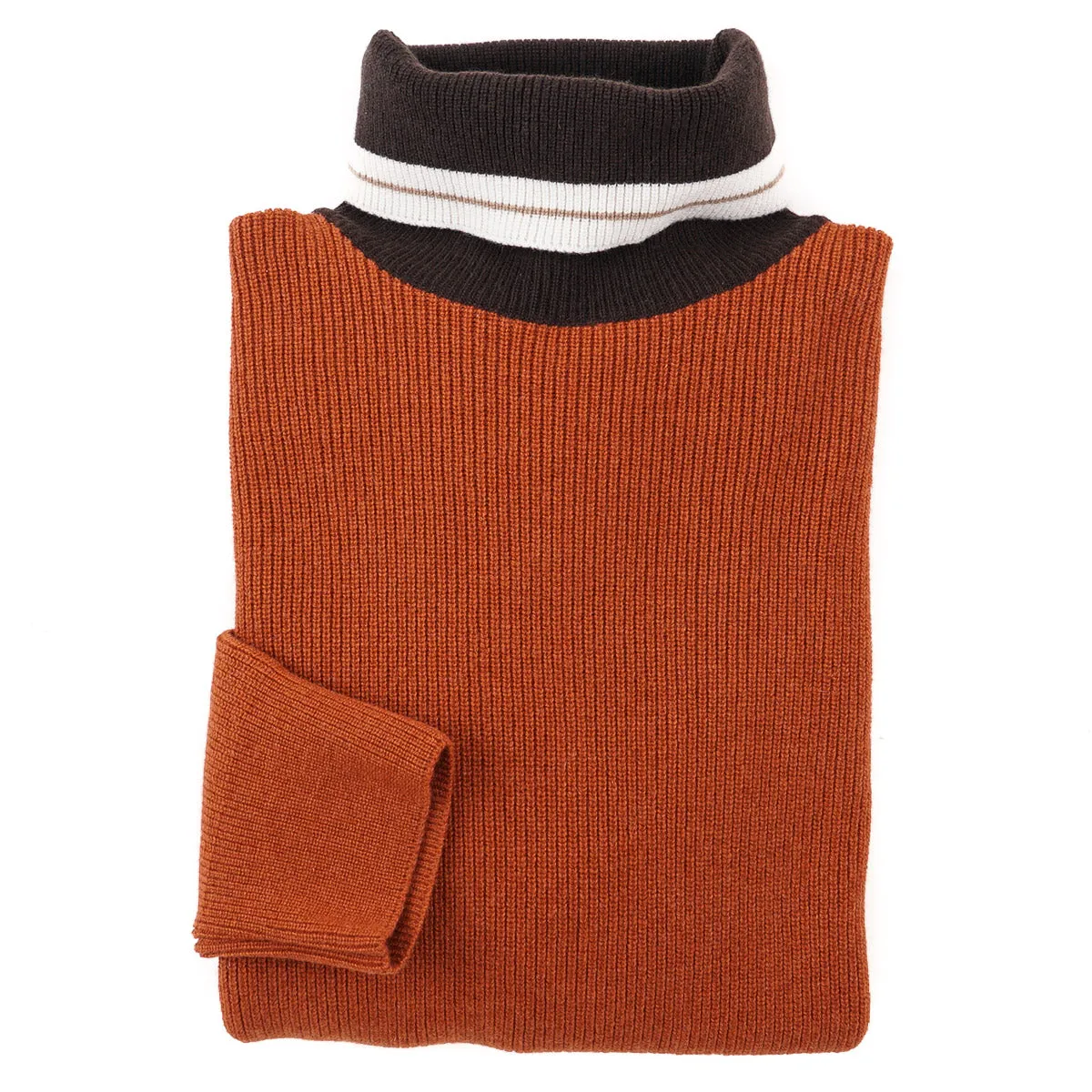 Isaia Cashmere Roll Neck Sweater