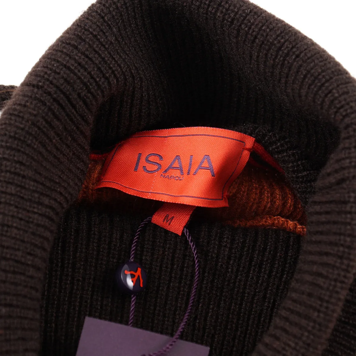 Isaia Cashmere Roll Neck Sweater