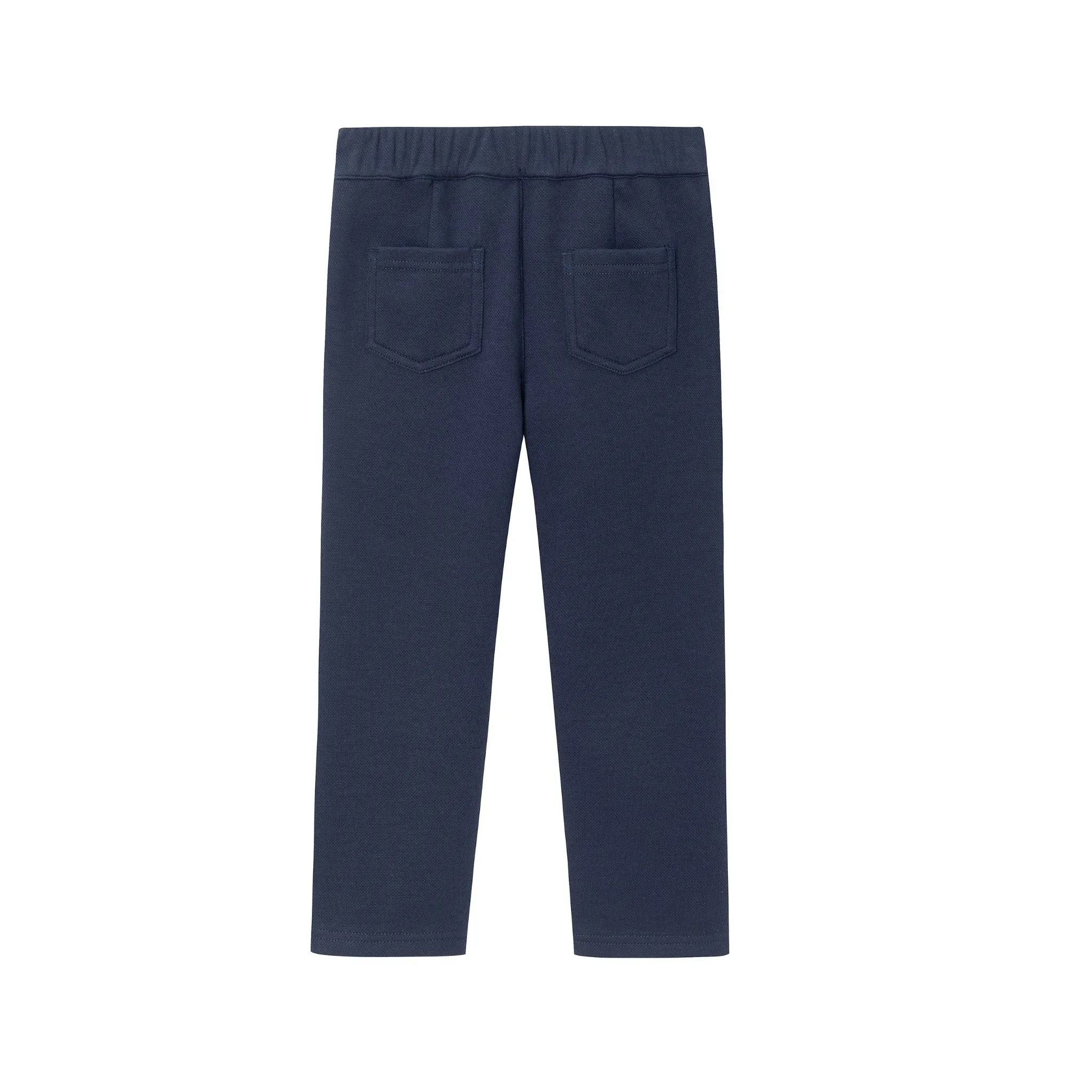 Kids Pique Pant | Navy