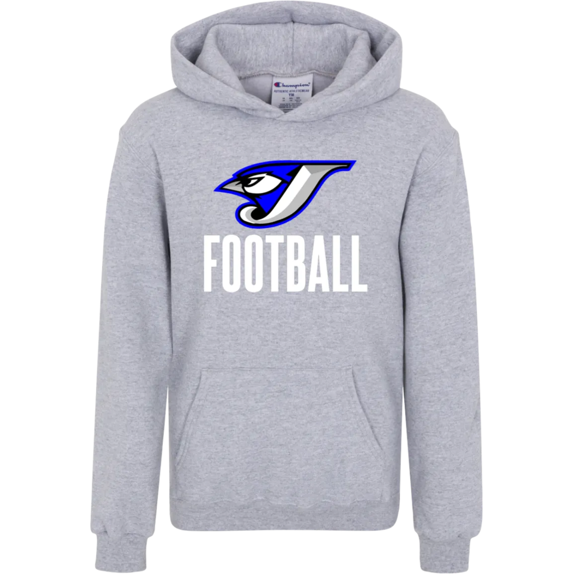 Logo Football S790 Champion Kids Powerblend Hoodie