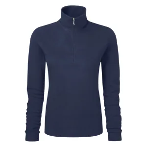 Manbi Womens Microfleece Zip Navy