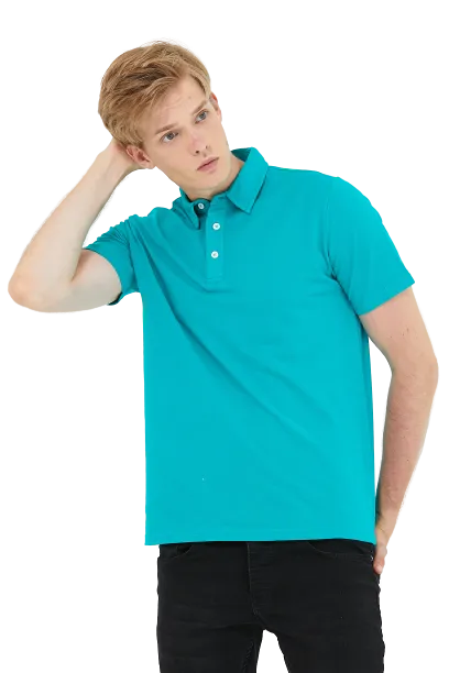 Men's Polo Moisture Wicking 3-button T-Shirts