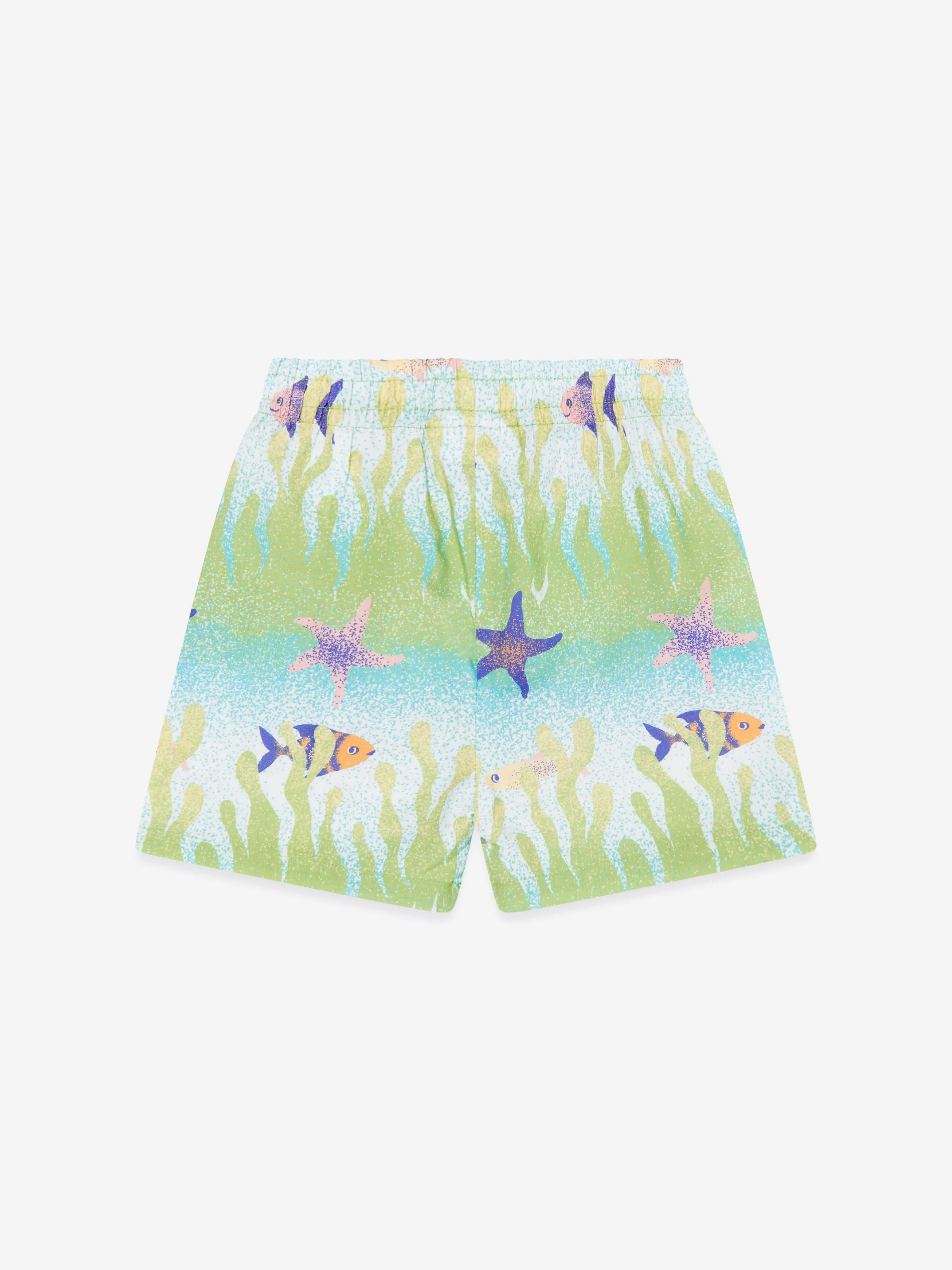 Molo Baby Boys Under The Sea Shorts in Green