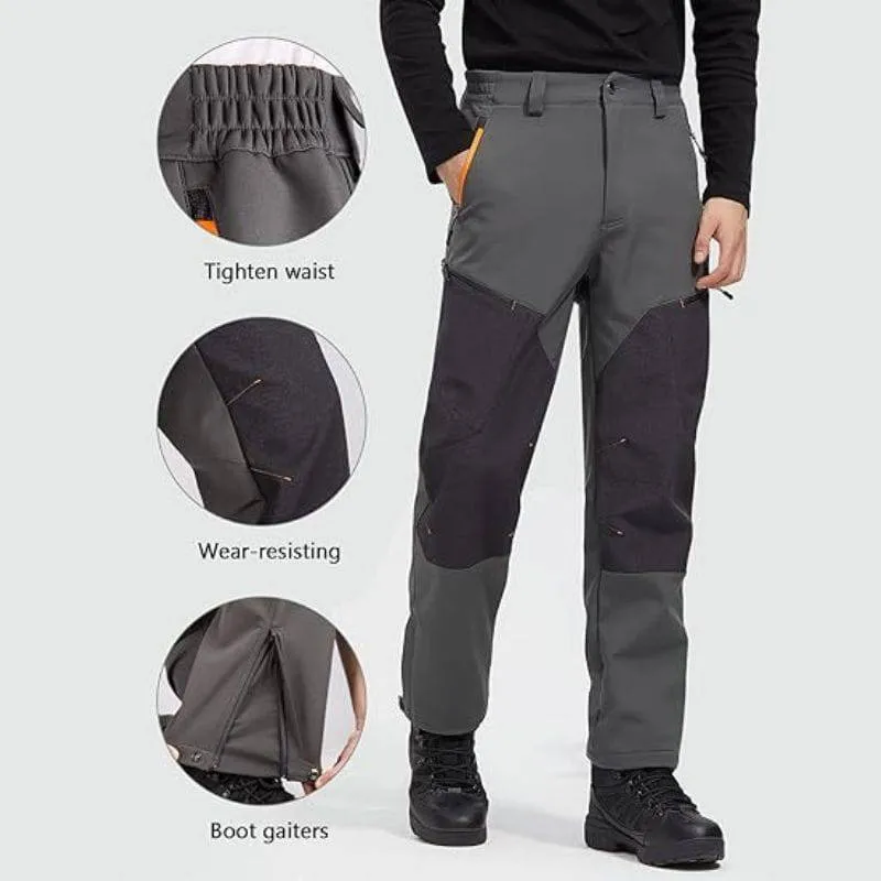 MOONCHASER Men‘s Waterproof Softshell Ski Pants