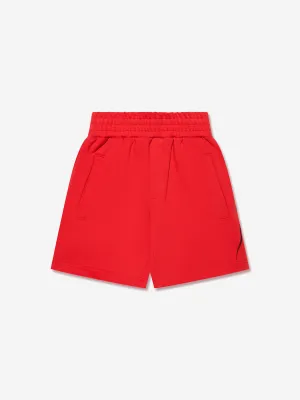 Neil Barrett Boys Thunderbolt Shorts in Red