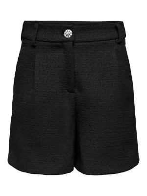 Onlnuan Boucle Shorts - Zwart