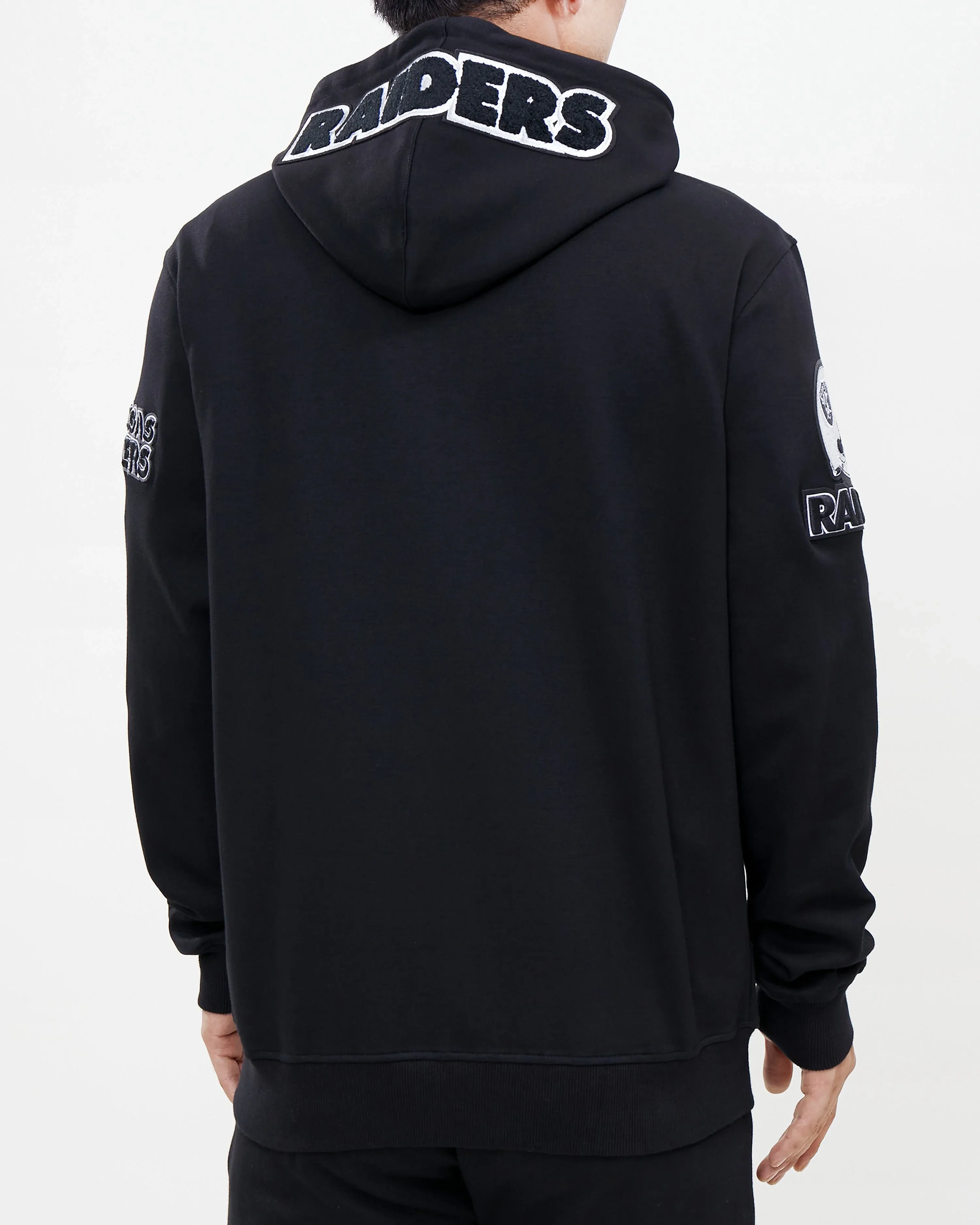 PRO STANDARD LAS VEGAS RAIDERS CLASSIC CHENILLE DK FZ PO HOODIE