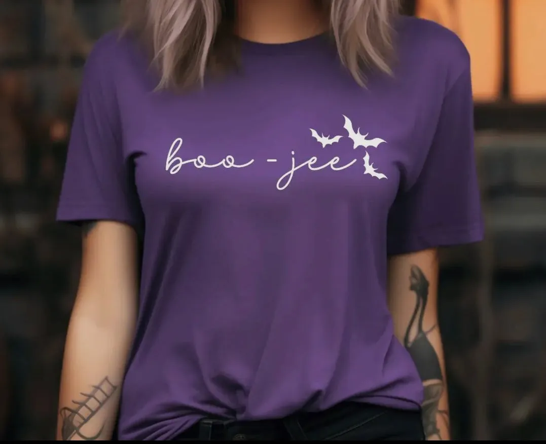 Purple Boo-Jee T-Shirt With Bats