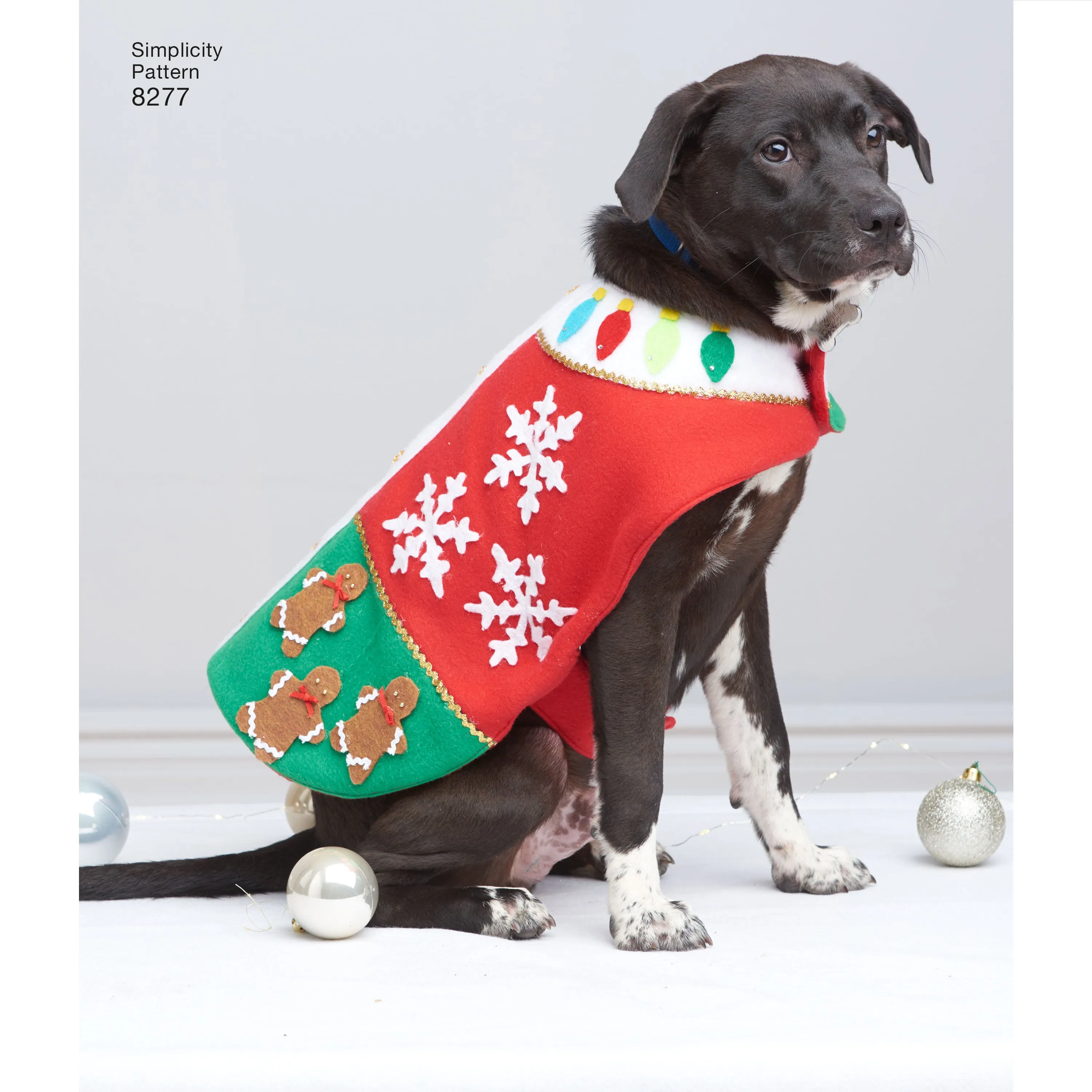 Simplicity Pattern 8277 Fleece Dog Coats and Hats in Three Sizes