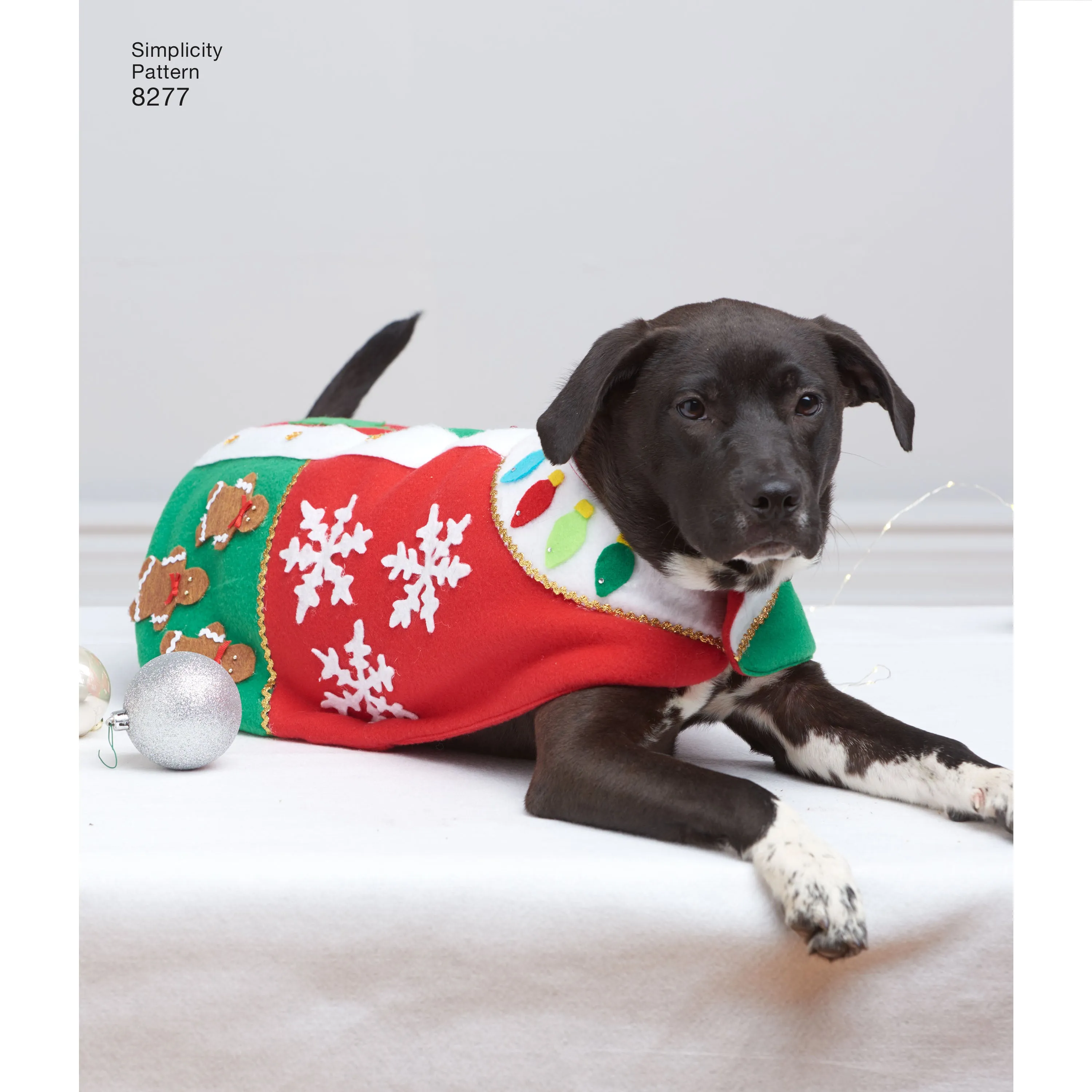 Simplicity Pattern 8277 Fleece Dog Coats and Hats in Three Sizes