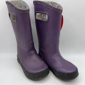 Size 10: Bogs Purple Insulated Tall Rain Boots