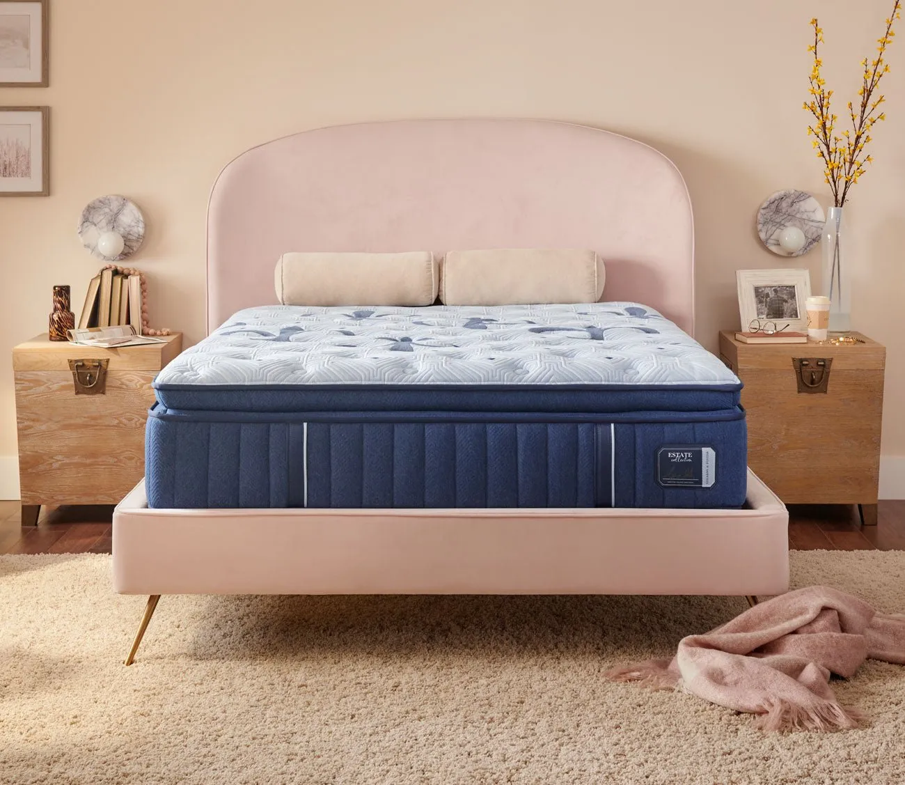 Stearns & Foster Estate Firm Euro Pillow Top Mattress