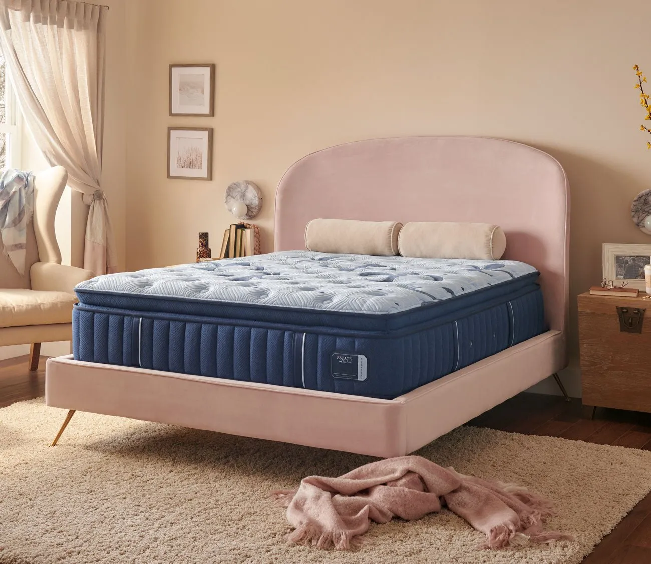 Stearns & Foster Estate Firm Euro Pillow Top Mattress