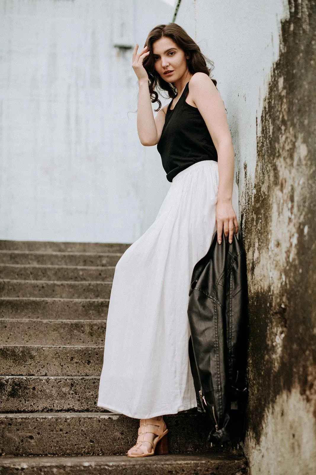 Stevie Maxi Skirt | Cream