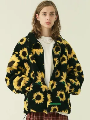 SUNFLOWERS FULL PRINT VH STUDIOS JACKET