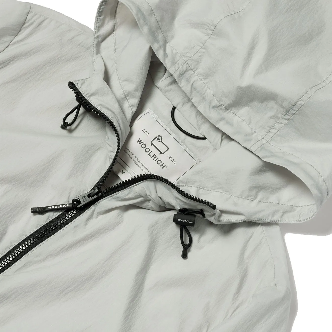 Woolrich Pack It Windbreaker Jacket Lunar Rock